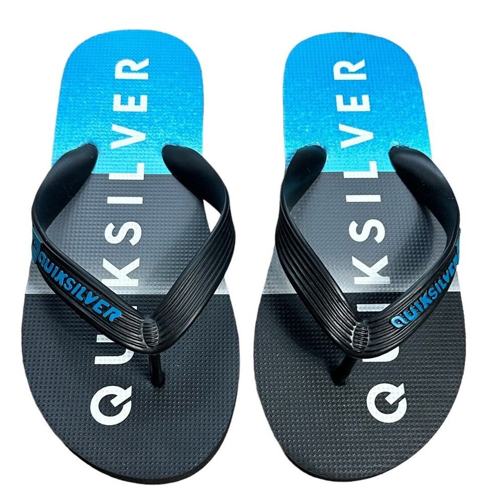 Quiksilver Boys Flip Flops Size 2/3